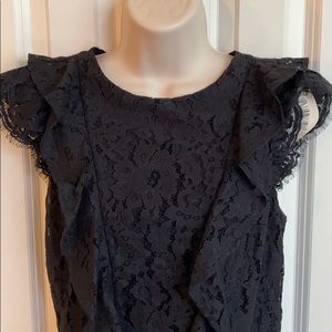 NWOT JOIE Black Lace Dress sz 0